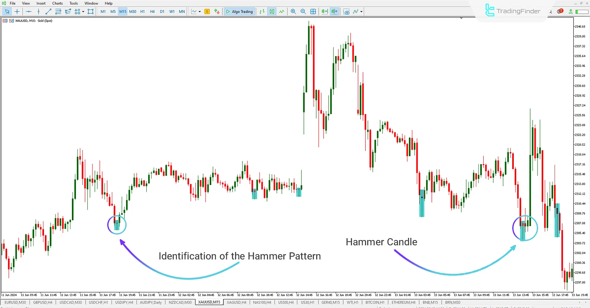 Hammer Pattern Example
