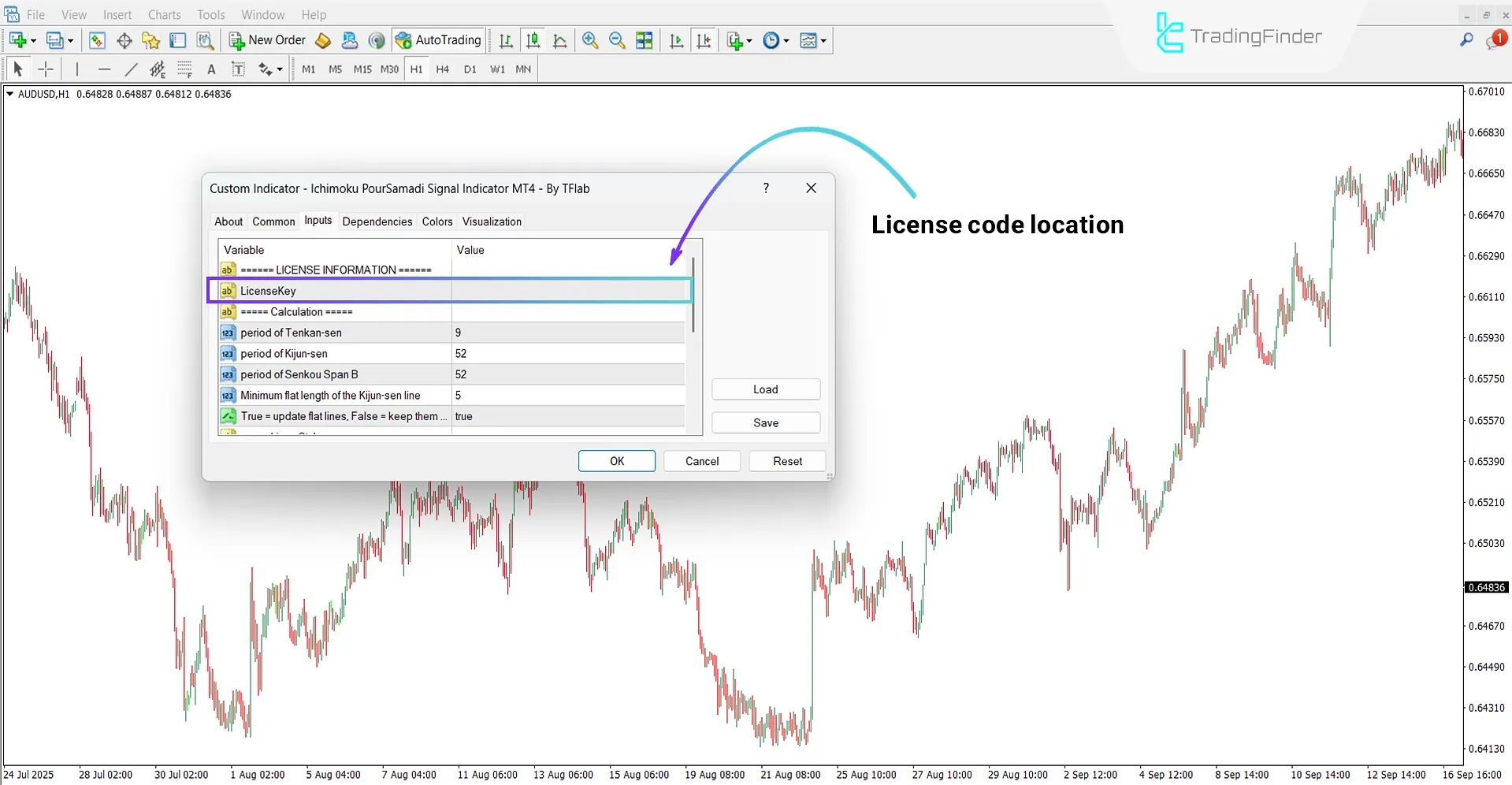 License Code Placement