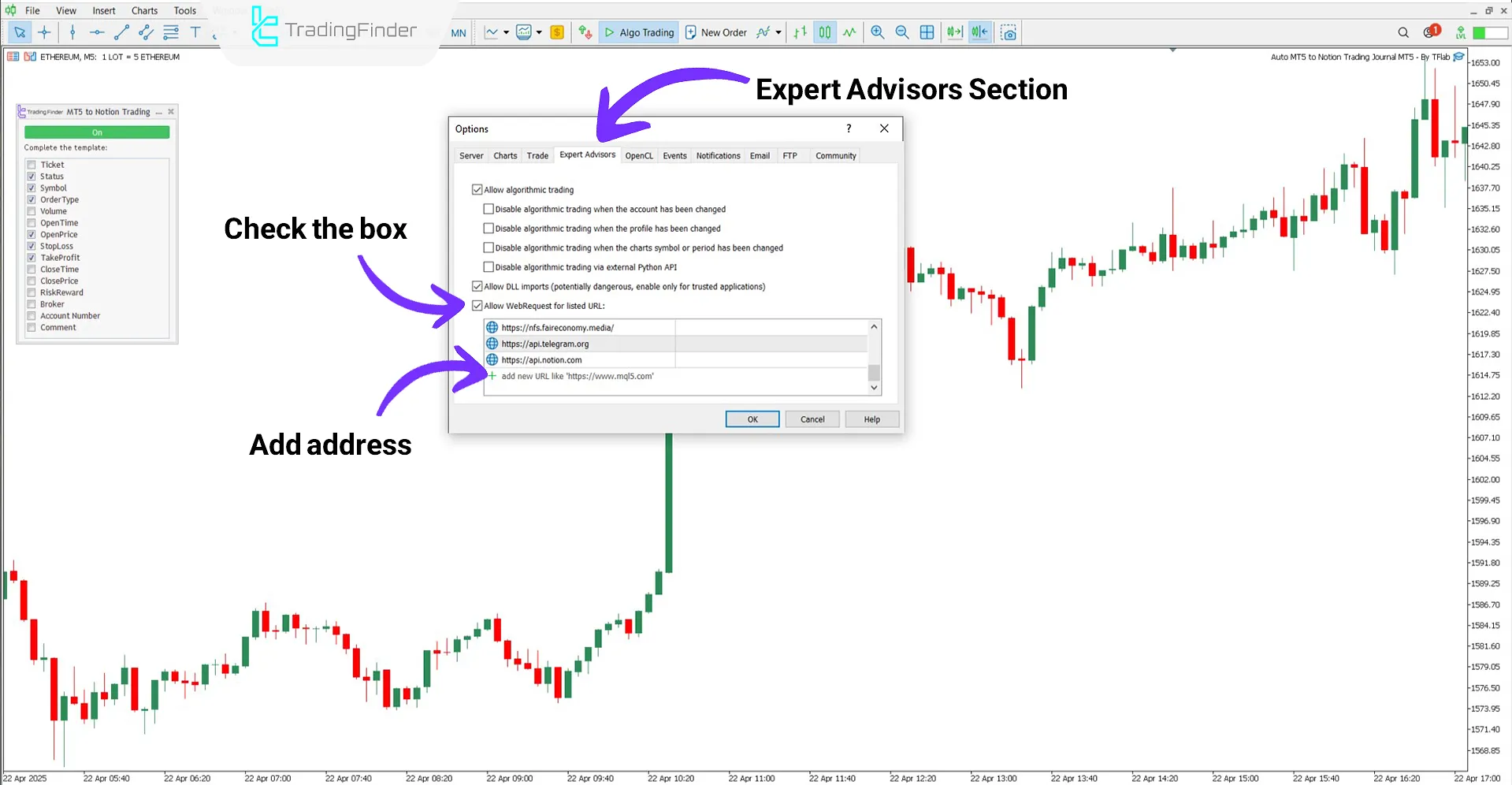 How to enable web request