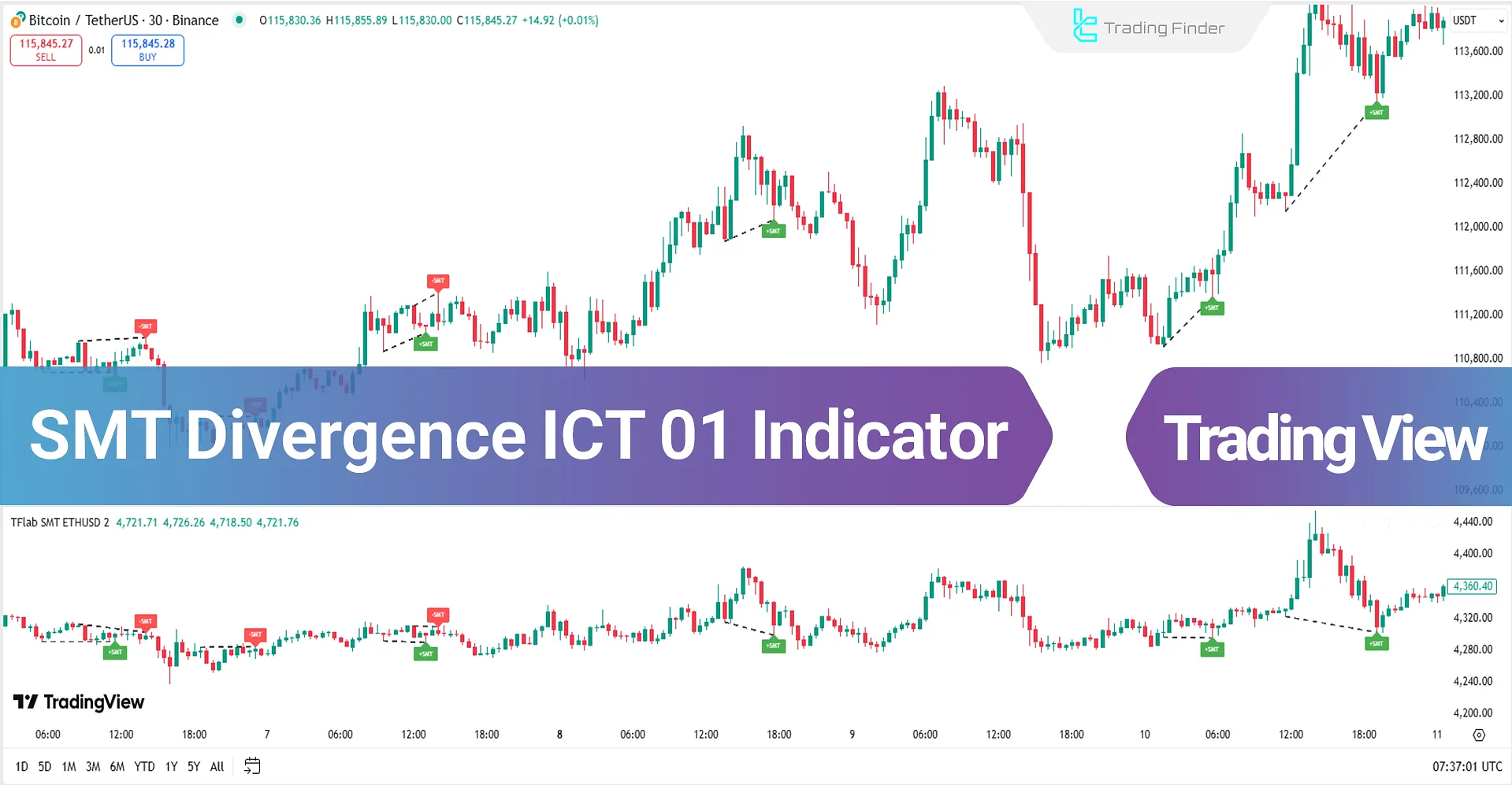 SMT Divergence ICT 01 Indicator