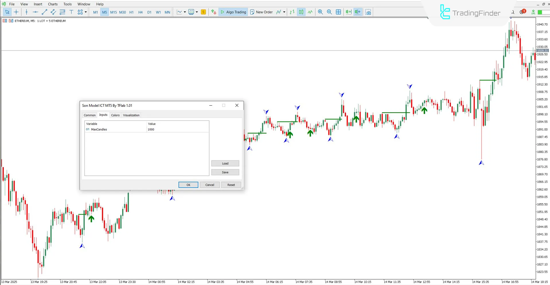 Settings section of Son Model Indicator