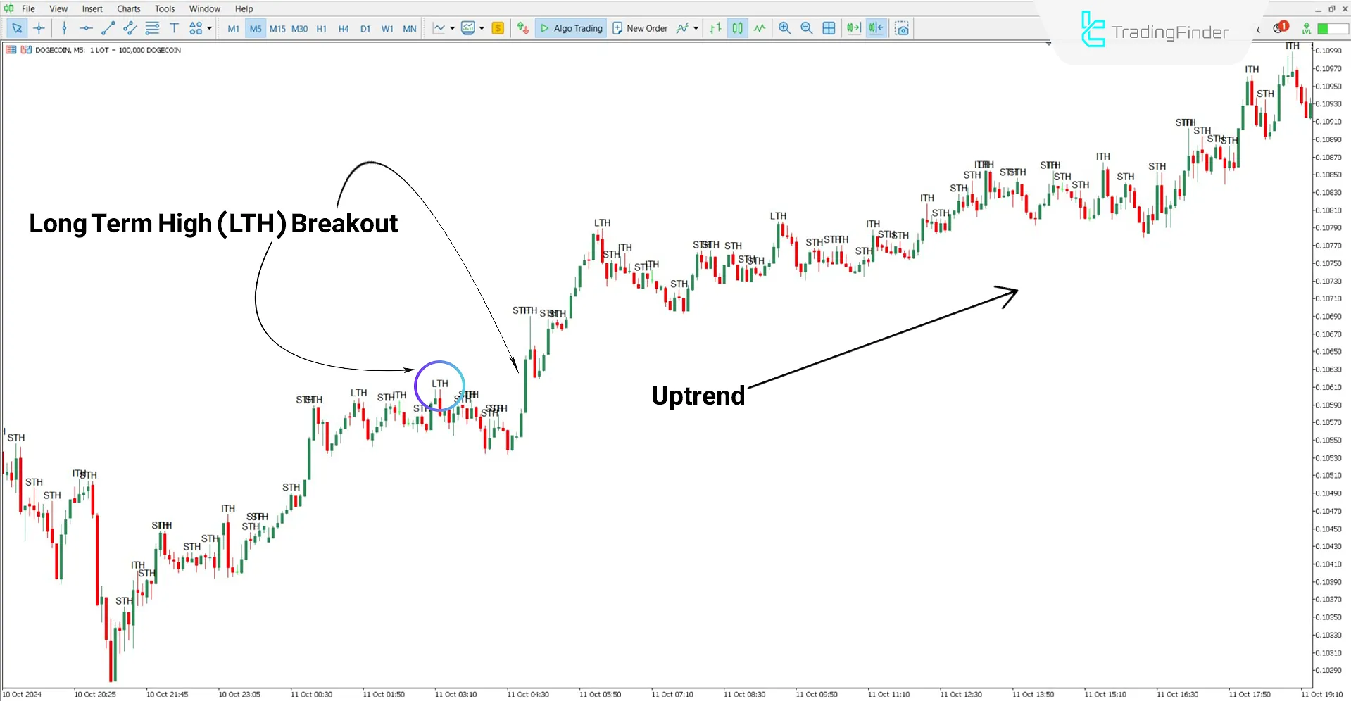 STH &amp; ITH &amp; LTH Indicator in Bullish Trend Conditions
