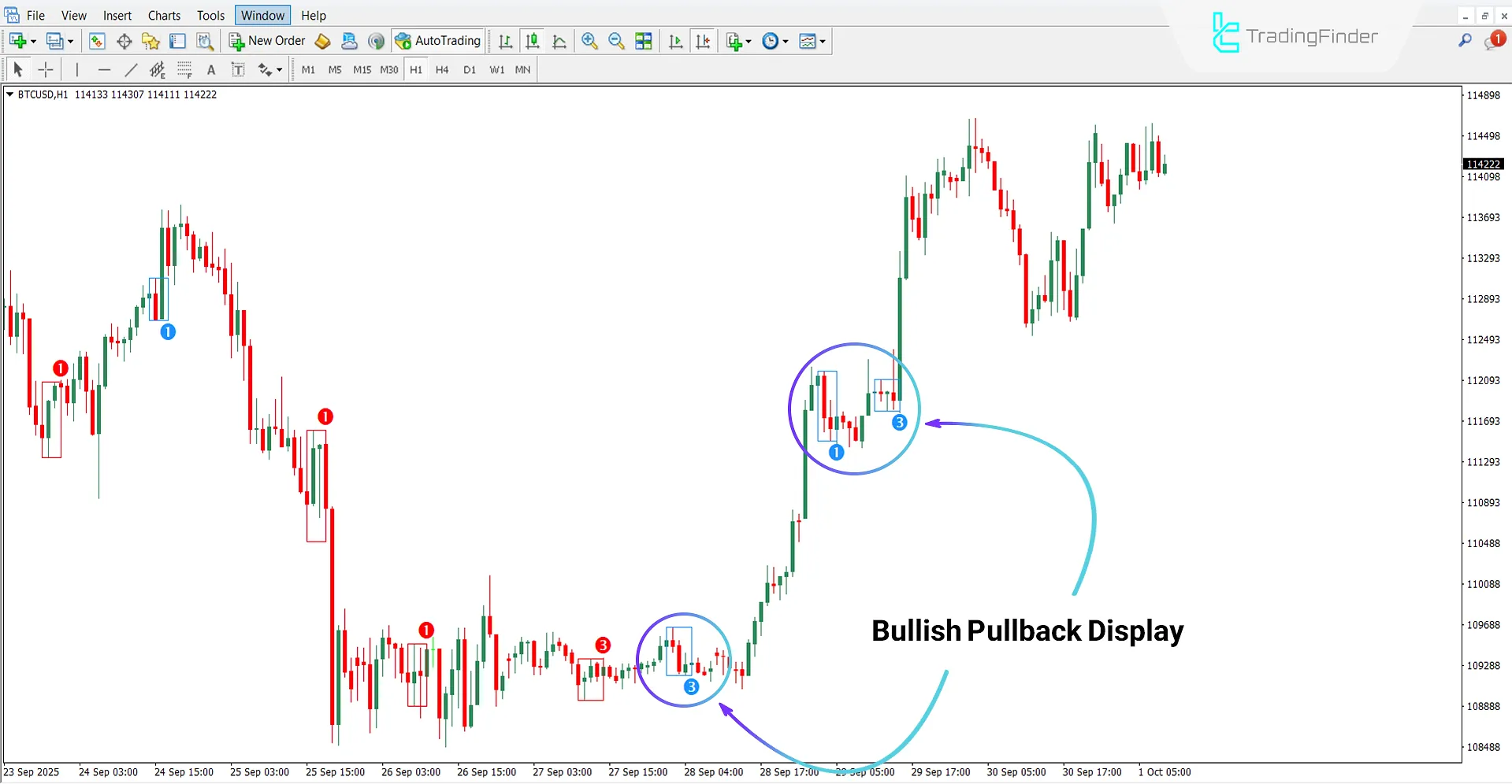 Valid Pullback Indicator in Uptrend